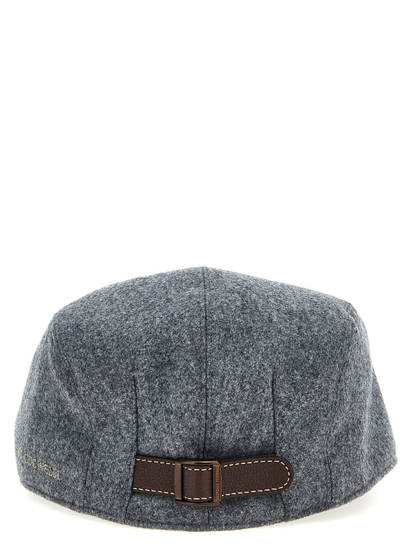 Back Strap Wool Hunting Cap