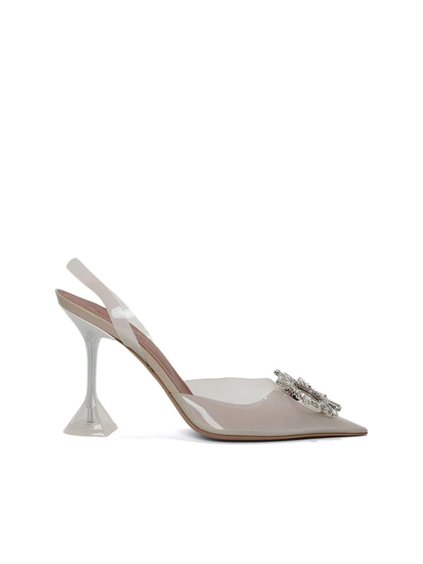 Begum Crystal Accent Slingback Heels