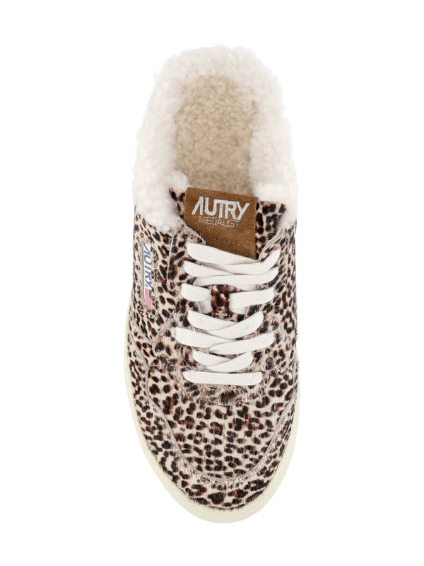 Autry Beige Low Top Sneakers