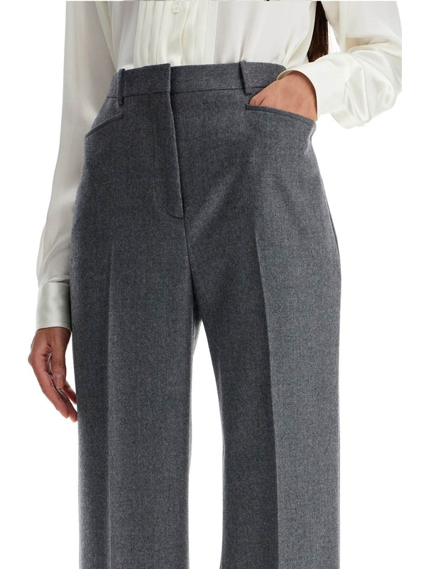 Wide Wool Tailored Pants