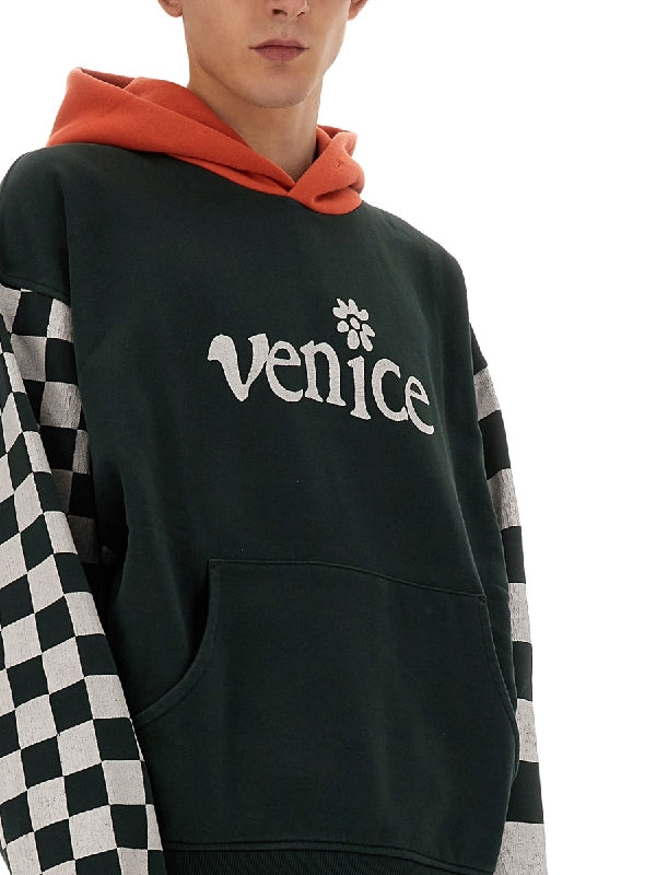 Checker Sleeve Venice Hood