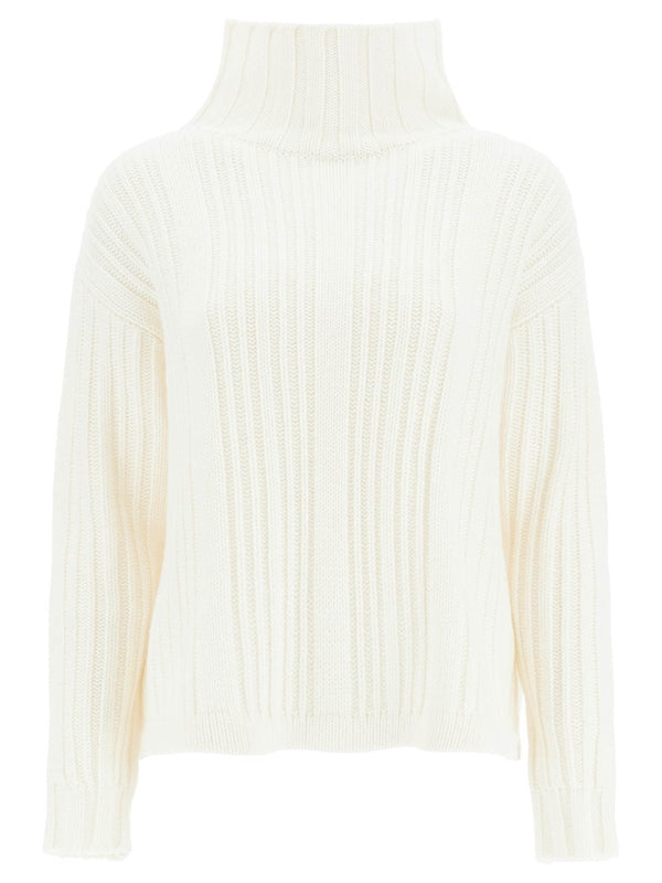 Vitalba High-Neck Wool Cashmere Knit