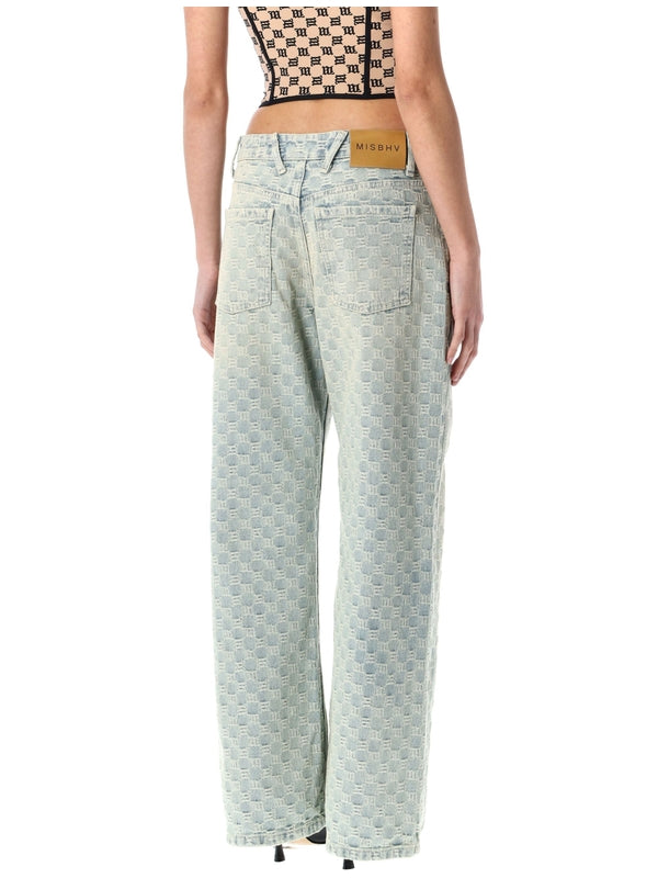 Miss Behave Sky Blue Denim Pants