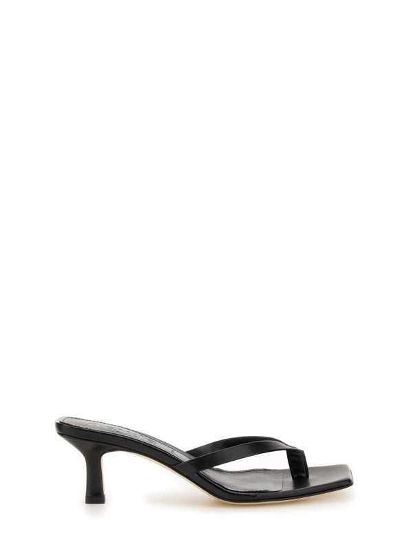 Wilma Leather Sandal Heels