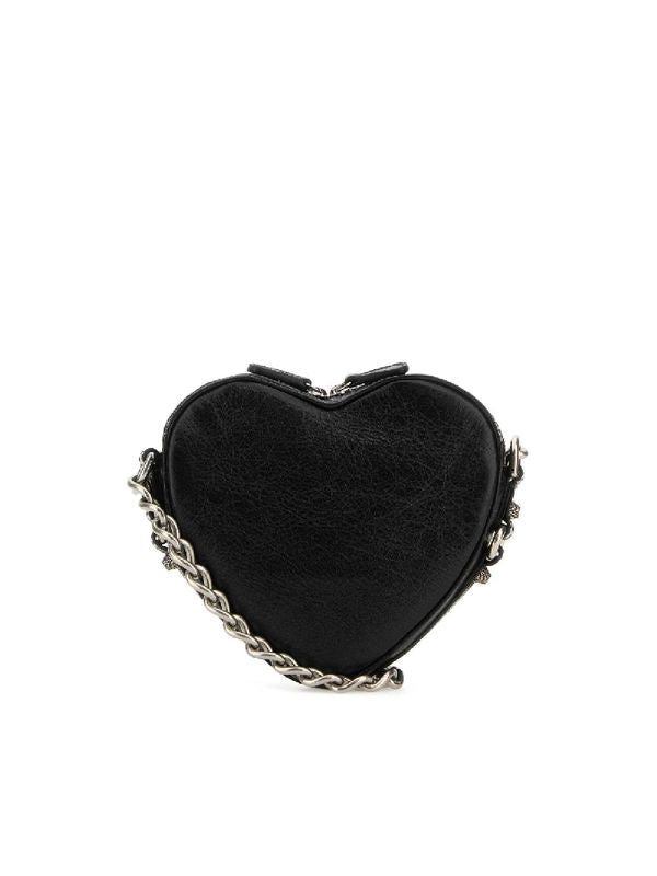 Balenciaga Le Cargo Heart Mini Black Crossbody & Shoulder Bags