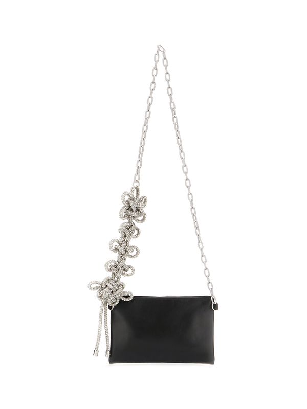 Crystal Bow Decoration
  Crossbody Bag