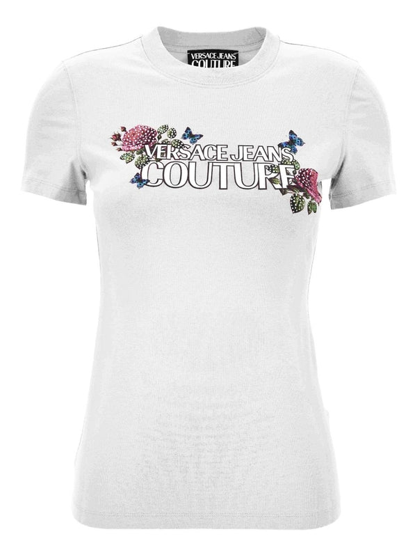Versace White Short-Sleeved T-Shirt