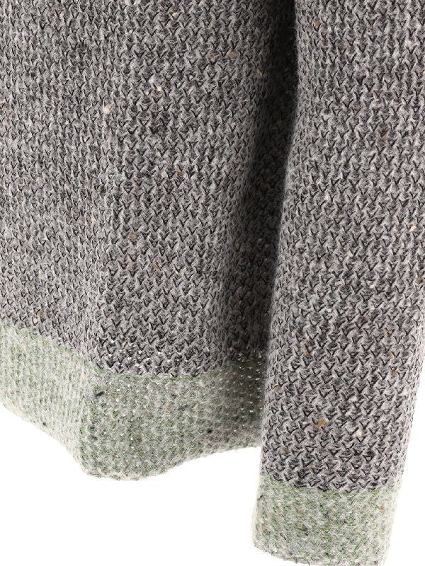 Colorblock Cotton Alpaca Sweater