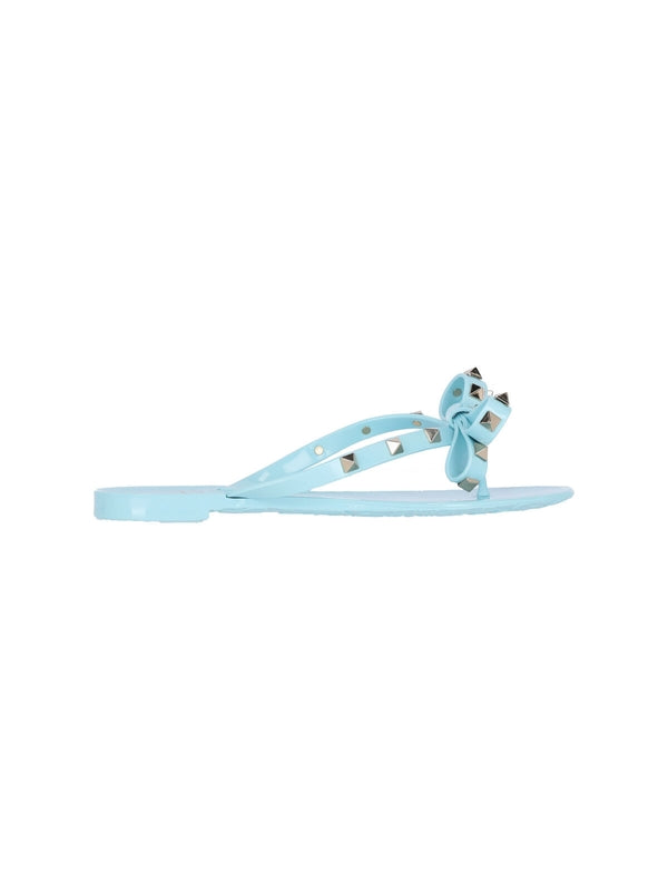 Rockstud Bow Detail Flip-Flops