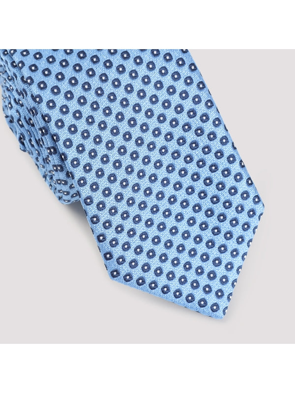 Dot Pattern Silk Necktie