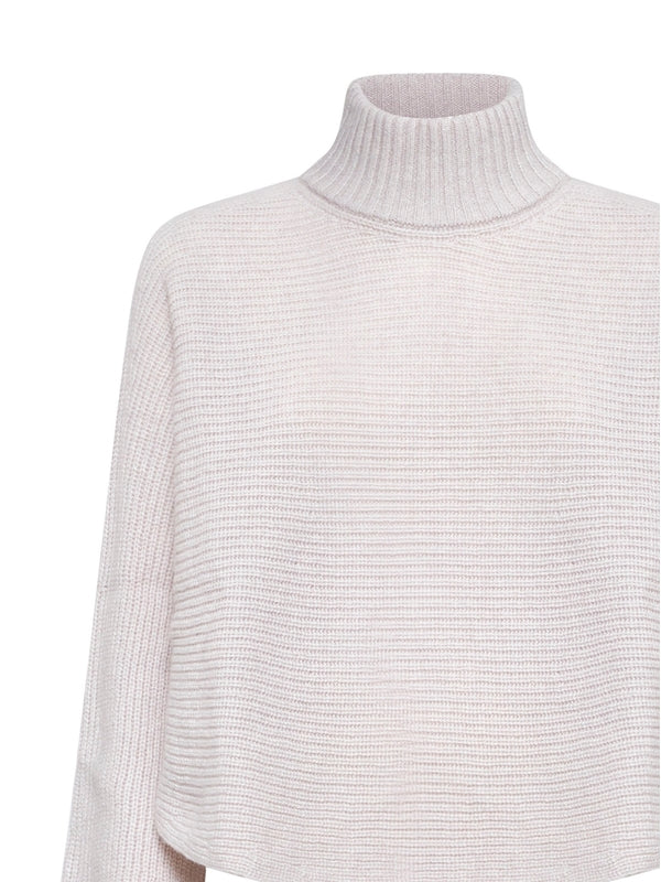 High-Neck Wool Knit