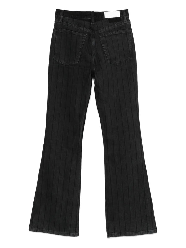 pinstripe Denim Pants