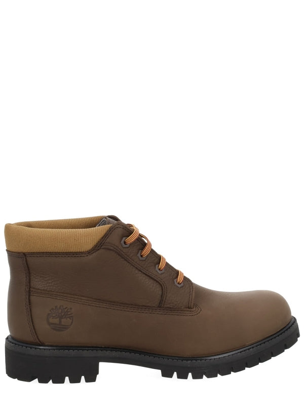 Timberland Brown Lace-Up Boots