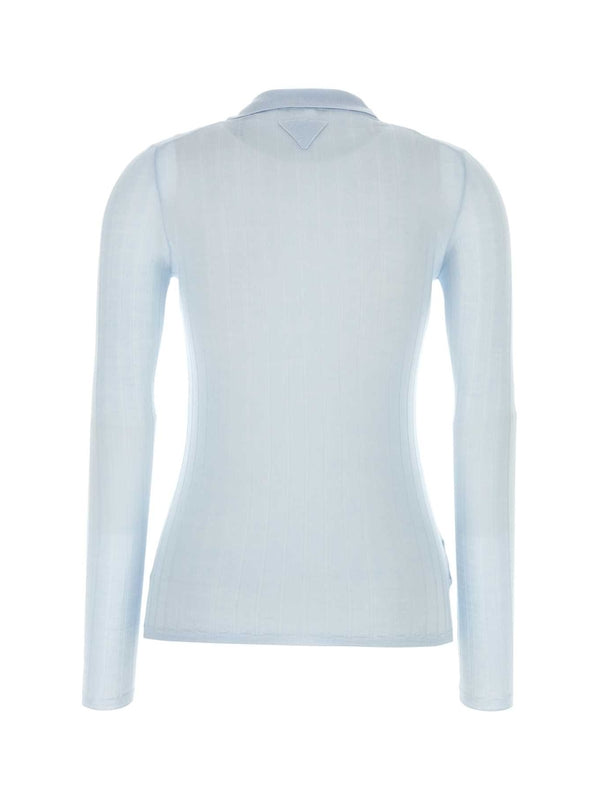 Cashmere Silk Polo Shirt