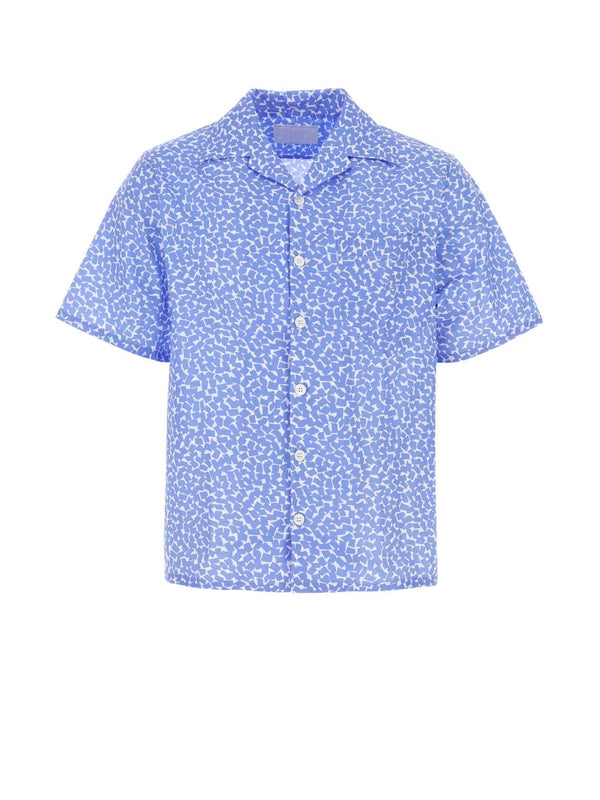Allover Pattern Short-sleeve Shirt