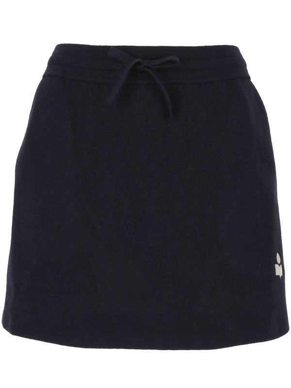 Amaline Logo Cotton Wool Skirt