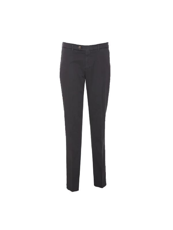 Classic Cotton Blend Tailored Pants