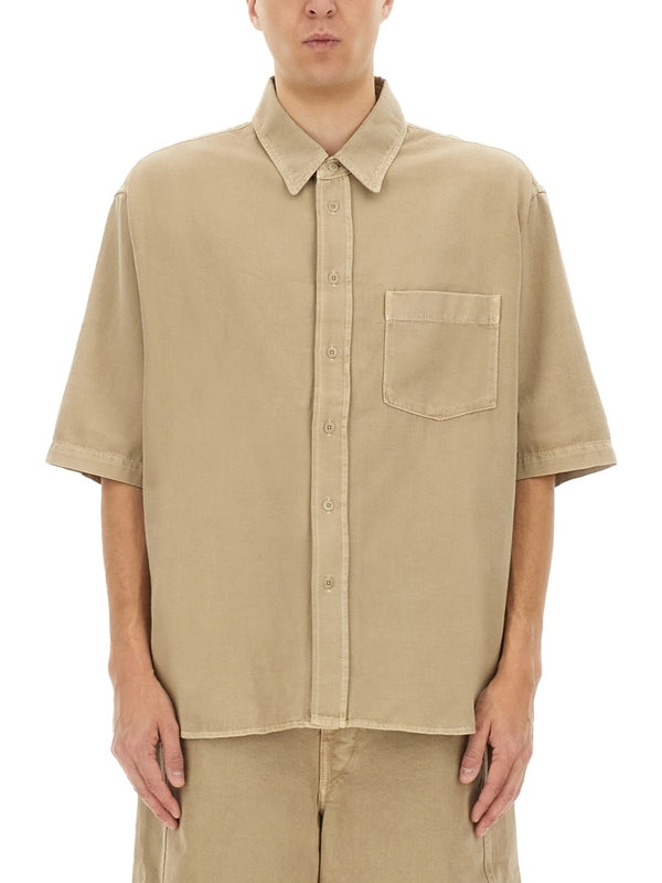 Chest Pocket Cotton Shirt