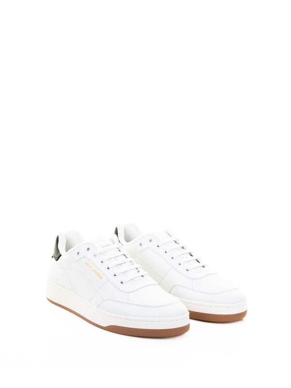 Saint Laurent White Low Top Sneakers