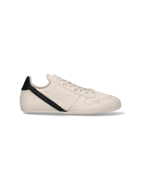 Rick Owens White Low Top Sneakers