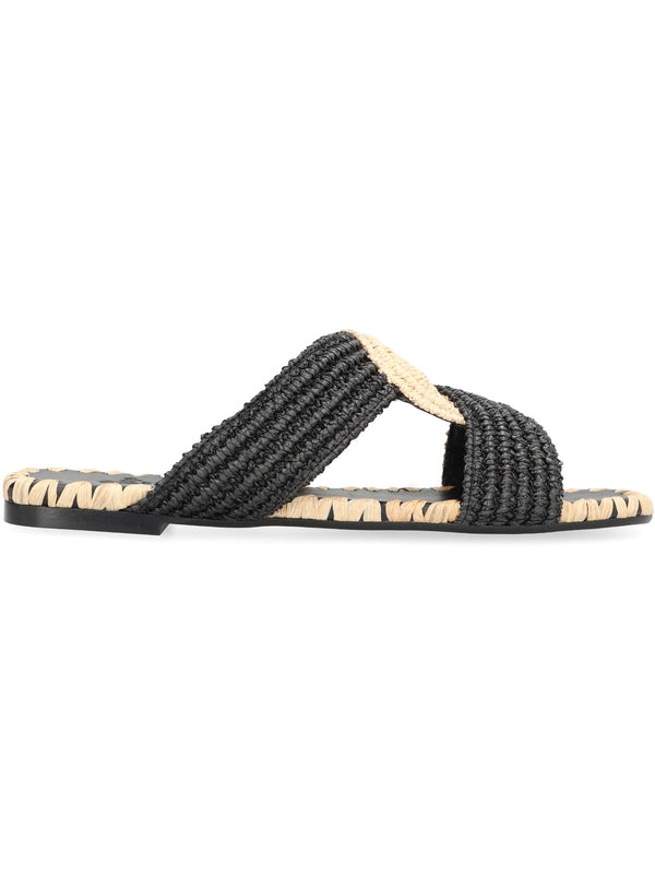 Castañer Black Sandals