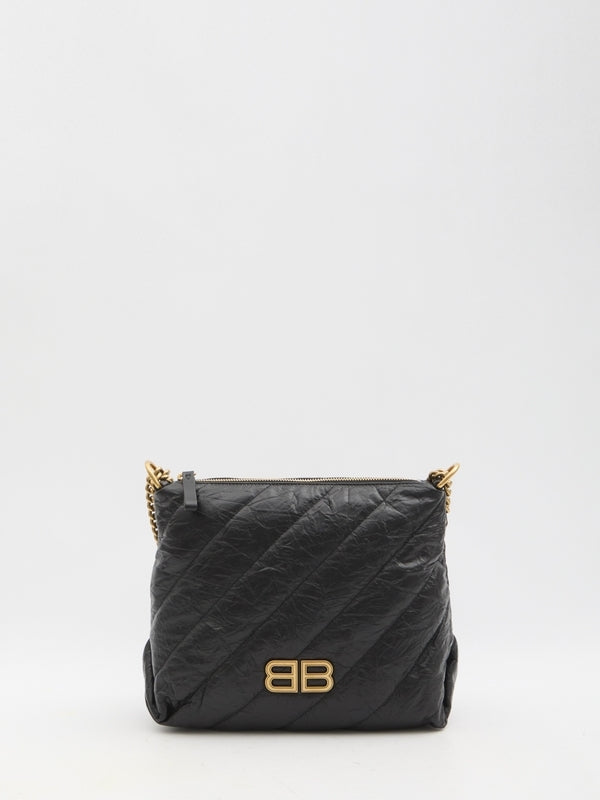 Balenciaga Crush Small Black Crossbody & Shoulder Bags