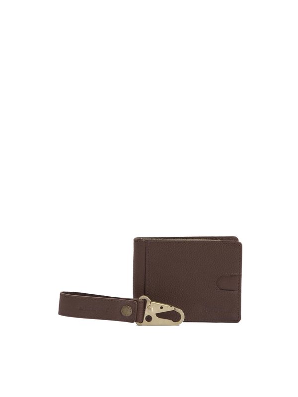 Brown Leather Money Clip Wallet