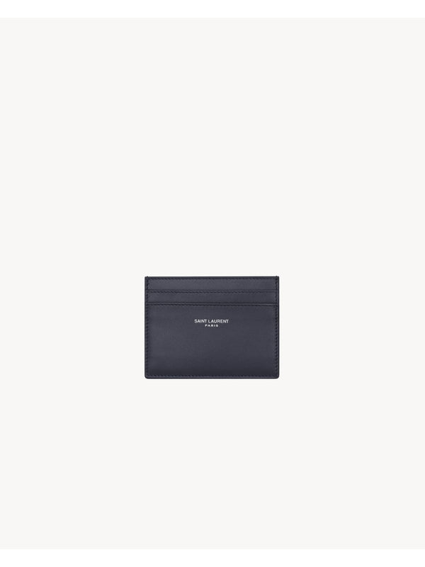 Saint Laurent Navy Card Holders