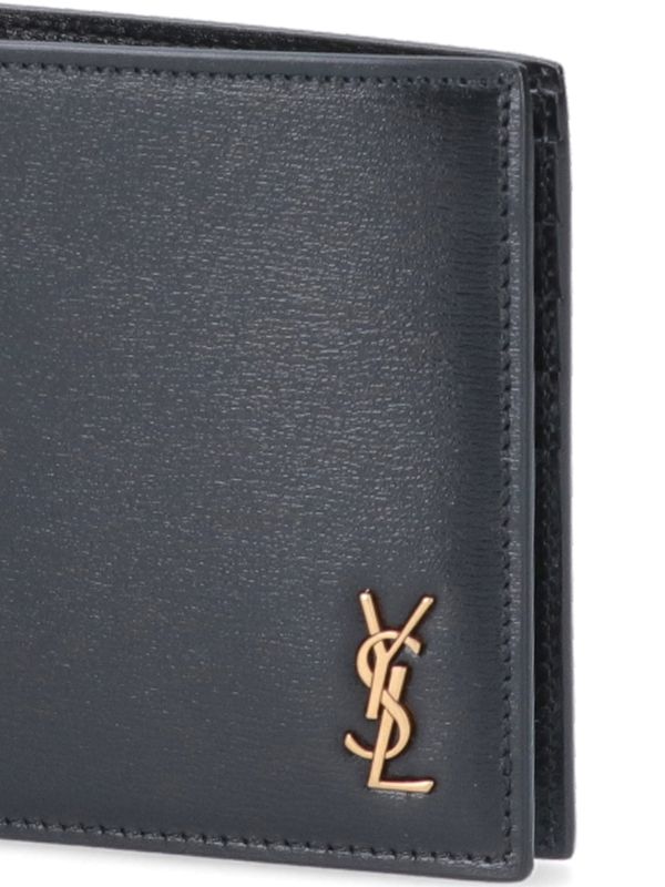 Cassandra Monogram Leather Bi-Fold Wallet