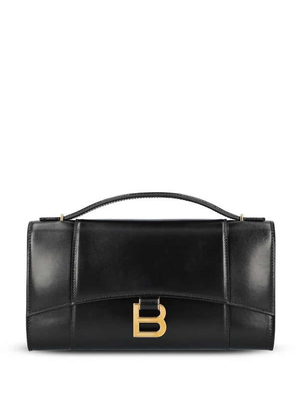 Balenciaga Hourglass Black Tote Bags