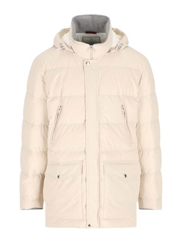 Brunello Cucinelli Beige Down