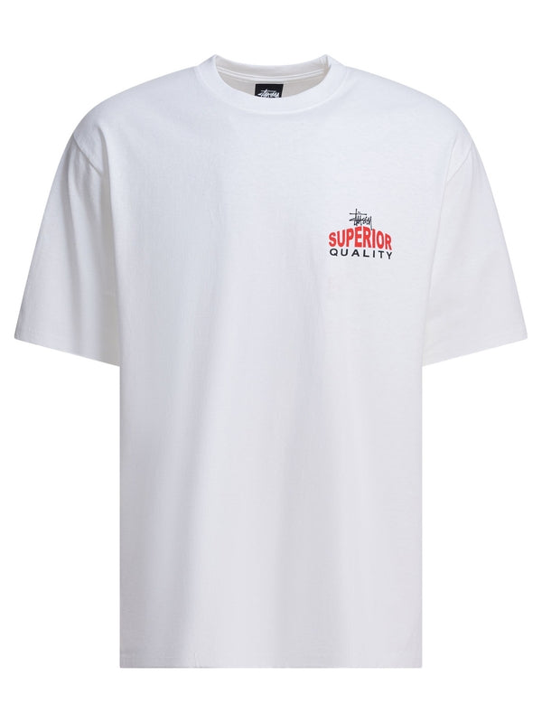 Stussy White Half Sleeve