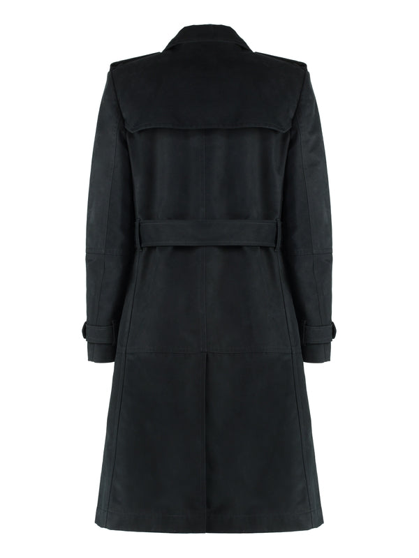 Belt Zipper Detail Trench Coat