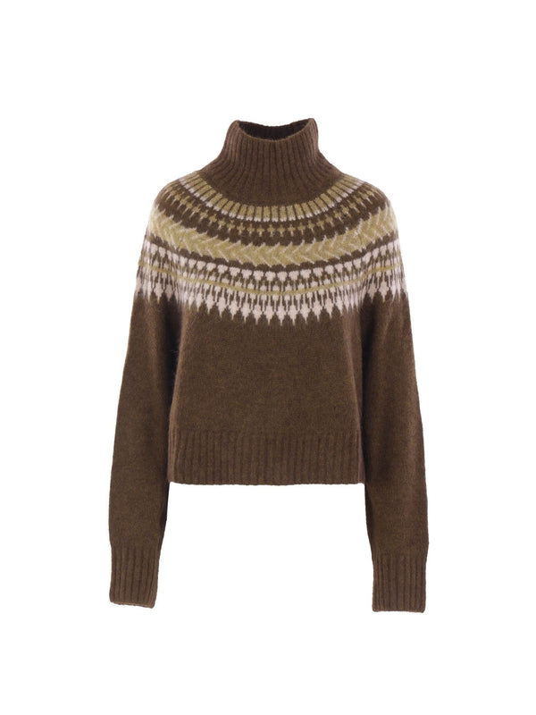 Barbour Brown Knitted