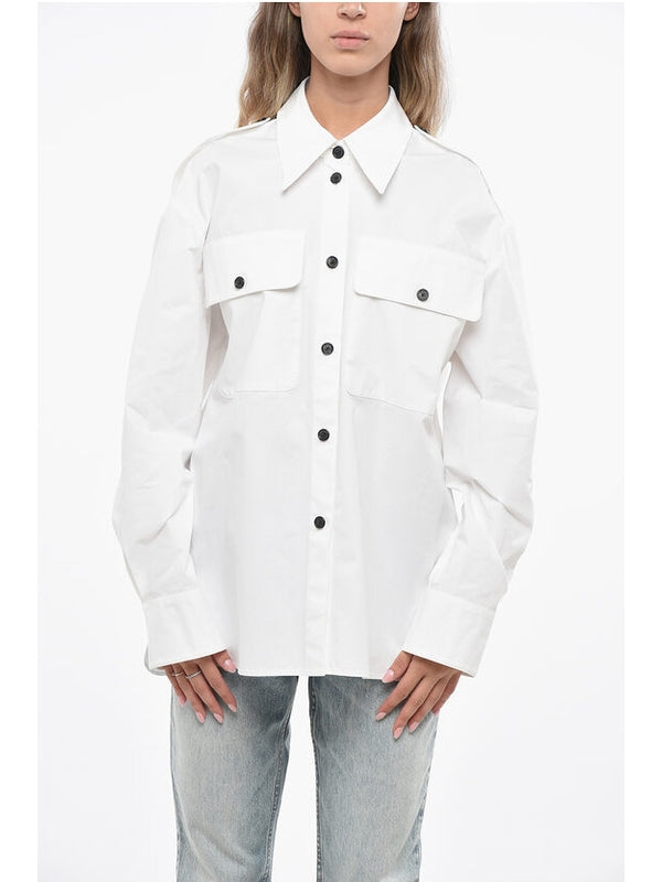 Khaite White Shirts & Blouses