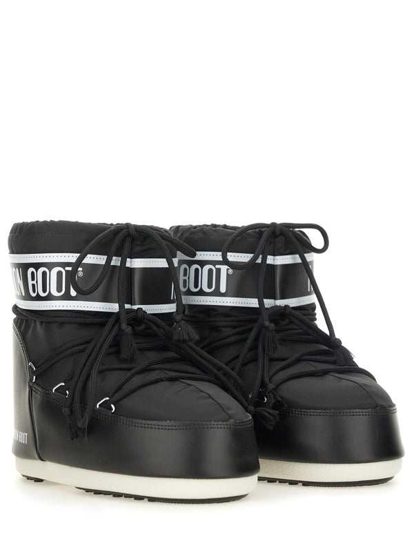 Moon Boot Black Lace-Up Boots