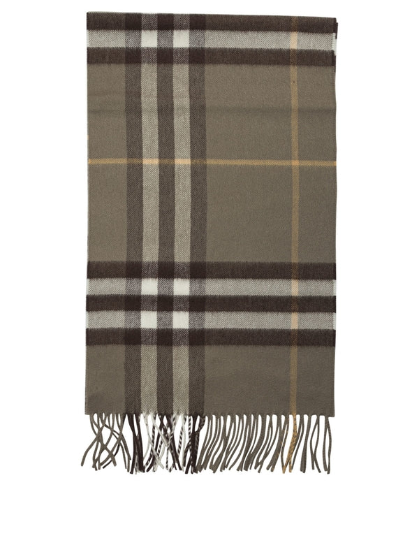 Burberry Beige Checked Other Fabric Mufflers
