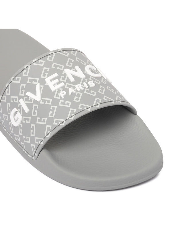 Givenchy Grey Slides