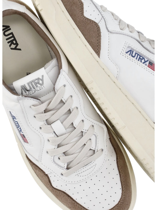 Autry Brown Low Top Sneakers