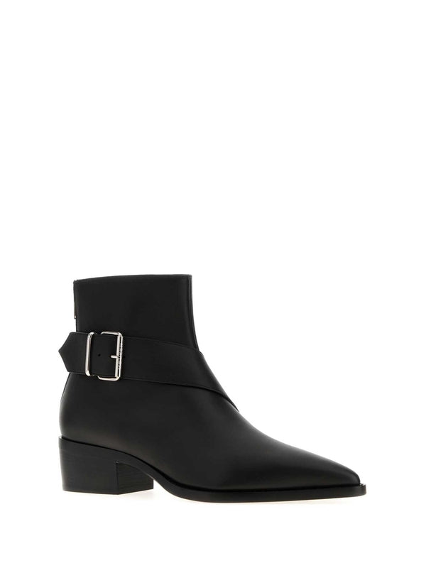 Alexander Mcqueen Black Ankle Boots