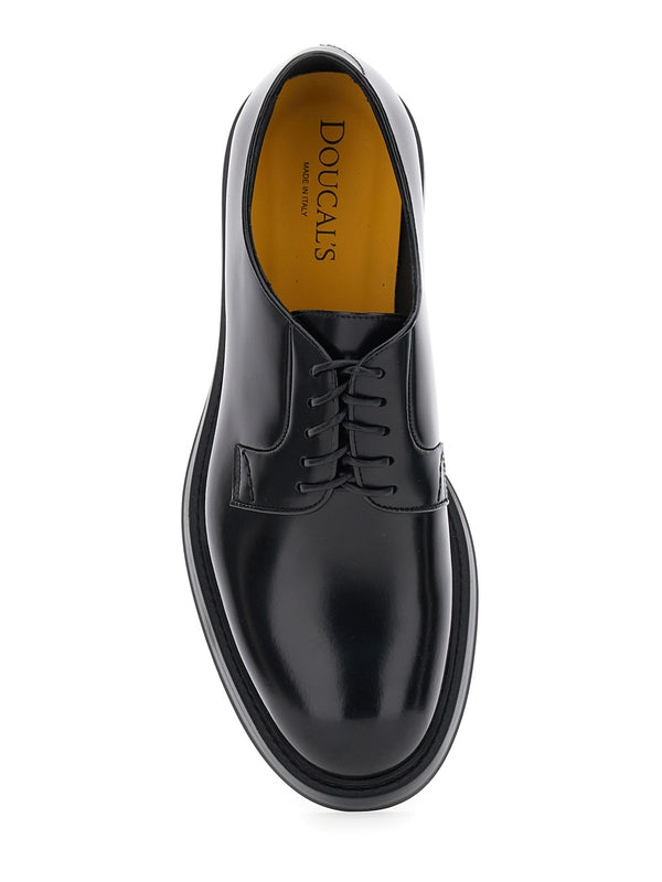 Doucal'S Black Lace-Ups