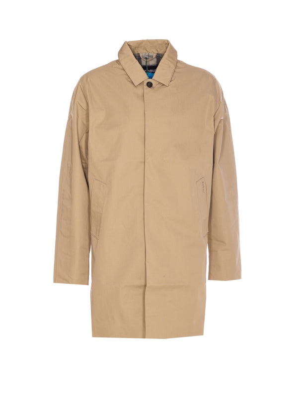 Logo Embroidery Detail Single Coat