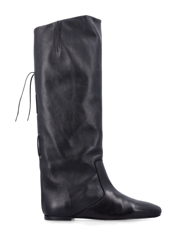 Mista Black High Boots