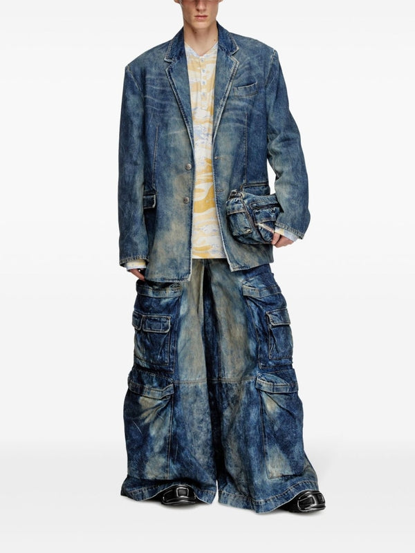 Single Breasted Denim Jacket