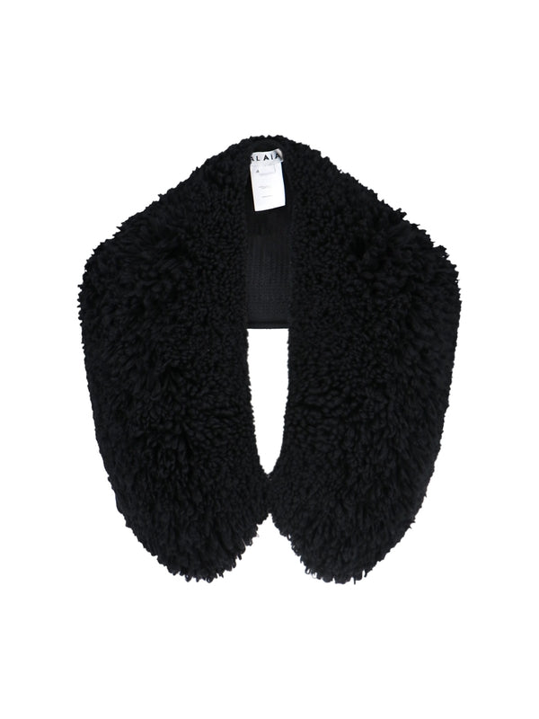 Black Wool Muffler - Jente