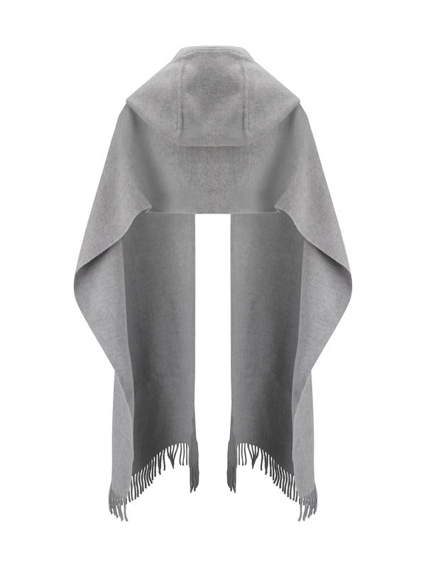 Wool Cashmere Hooded Scarf