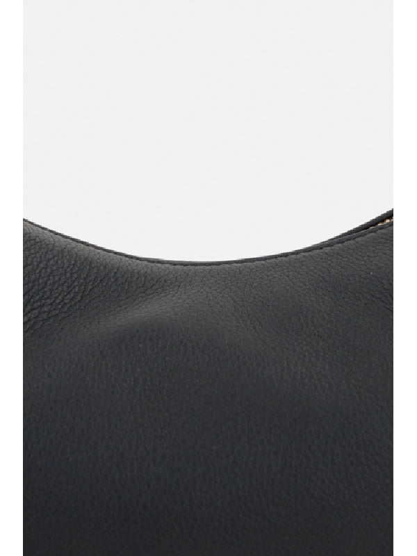 Arque Logo Leather Shoulder
  Bag