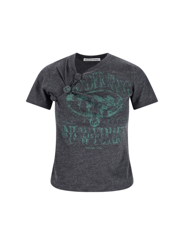 Alexanderwang Grey Half Sleeve