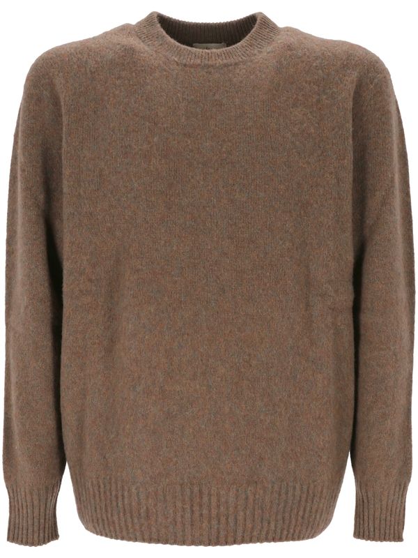 Crewneck Wool Blend Knit