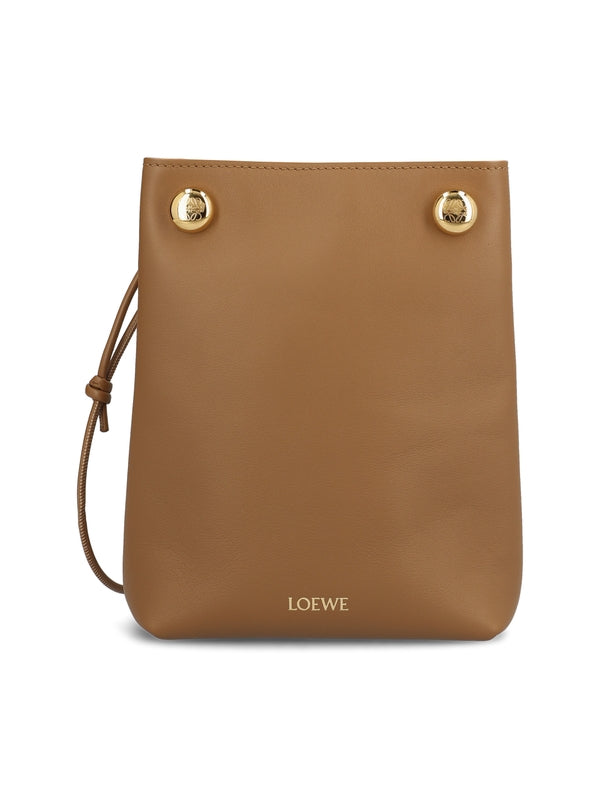 Logo Printing Leather Crossbody Bag